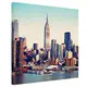 Картина на холсте 50х50 New York City Skyline (H5050_GOR008)