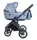 Коляска 2 в 1 Roan Bloom Eco Blue Pearl, голубий