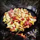 Сковорода-гриль из бороны 50 см с удобными ручками и крышкой