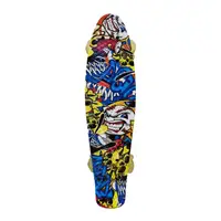 Скейт "Пенни борд" Bambi SC20507 квадратные PU колеса со светом, 56 см