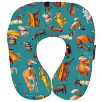 Дорожная подушка Разные собачки 32x30 см DOP_DOG008