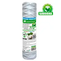 Картридж фільтра SANTAN Premium бавовняна нитка 10\", d=58 мм, 5 мкм