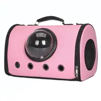 Сумка з ілюмінатором для перенесення котів та собак 41x29x25 см CosmoPet CP-18 Pink