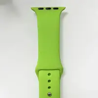 Силиконовый ремешок для умных часов Smart Watch 42/44 (Салатовый)
