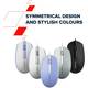 Мышь компьютерная проводная Canyon M-10 White/Gray CNE-CMS10WG светло-серая