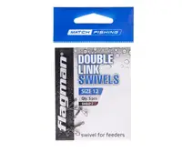 Фiдерний подвiйний вертлюжок DOUBLE LINK SWIVELS #12- 5шт