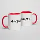 Кружка MARVEL "A.V.E.N.G.E.R.S.", Красный, английский, Деревянная подарочная коробка с гравировкой, 330 мл