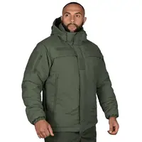 CamoTec куртка Patrol System 3.0 Olive, тактична куртка, військовий пуховик, чоловіча зимова куртка з капюшоном