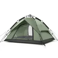 Намет Naturehike Automatic IV 4-місний 210T polyester NH21ZP008 Forest Green