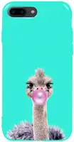 Чехол-накладка TOTO Pure TPU 2mm Print Case Apple iPhone 7 Plus/8 Plus #38 Ostrich Gum Mint