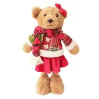 Фигура новогодняя YES Мишка девочка 974932 35.5 см
