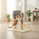 Когтеточка  для кота Лето на подставке беж