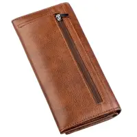 Гаманець-візитниця на кнопці ST Leather 18952 Коричневий