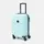 Чемодан маленький 4 колеса Ricco Grande T1Marble20lightblue-M