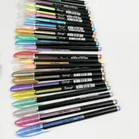 Набір з кольорових ручок гелевих 48 штук Gel Pens 1 мм для малювання