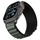 Ремешок Spigen для Apple Watch 44/ 45/ 46/ 49mm - WBF1, Black/ Green (AMP10223)