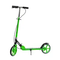 Самокат двухколесный "Skyper Neon". Green and Black (127932)
