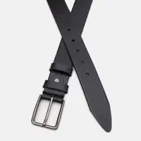 Чоловічий шкіряний ремінь Borsa Leather 150v1fx73-black