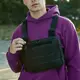 Тактическая нагрудная сумка с Cordura 1000D, мужская разгрузка черная