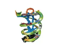 Детский трек High Speed ​​Track, 8 металлопластиковых машинок, ручка. Multicolor (159238)