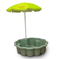 Пісочниця-басейн із парасолькою Doloni Квітка 01235/03eco 20х81х81 см