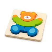 Деревянный мини-пазл Viga Toys Мишка (50169)