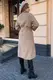 Пальто женское кашемировое цвет бежевый 189R002