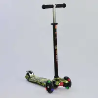 Самокат-кикборд Best Scooter MAXI (А 25468 /779-1323) со 
светящимися колесами