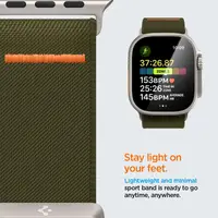 Нейлоновий ремінець Spigen для Apple Watch (49/45/44/42) - Lite Fit Ultra, Khaki (AMP05985)