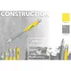 Шариковая многозадачная ручка Troika Construction со стилусом, линейкой, отверткой и уровнем, желто-серый