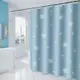 Тканевая шторка для ванной и душа Снежинки 180x200 см