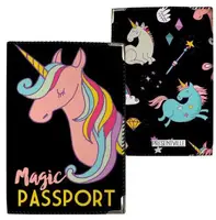 Обложка на паспорт Единорог Magic everywhere (ткань)