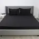 Простынь на резинке двуспальное ТЕП VELOUR 2-04756_34657 160х200 см черная