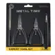 Набор инструментов для сборки моделей Metal Time Expert Toolkit EXPTK21-4 (надфиль, плоскогубцы, кусачки, пинцет)