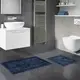 Набор ковриков для ванной Arya Tiffany AR-A107214-Dark-blue 2 предмета синий