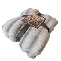 Плед Versailles Шарпей Зимовий ранок VS-SP-3000W 150х200 см сірий