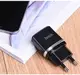 СЗУ сетевое зарядное устройство HOCO C12Q Smart QC3.0 1USB/3A с кабелем для зарядки USB - MicroUSB, Черный