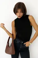 Жіноча жилетка із альпаки - чорний цвет, ONE SIZE