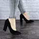Туфли женские на каблуке Fashion Ginger 1764 39 размер 25 см Черный