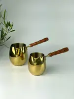 Турка OLens Гуджи 102-1329 450 мл золотистая