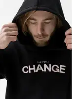 Худі чоловіче oversized GBI CHANGE Чорний розмір S/M (13418-м)