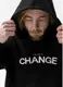 Худи мужской oversized GBI CHANGE Черный размер S/M (13419-м)