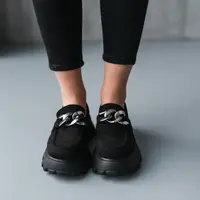 Броги жіночі Fashion Macbeth 3757 37 розмір 24 см Чорний