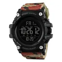 Часы наручные мужские SKMEI 1384CMRD CAMOUFLAGE, фирменные спортивные часы. Цвет: камуфляж