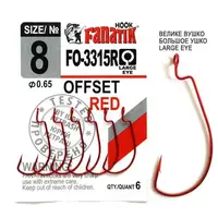 Крючки Офсетные Fanatik FO-3315R №8 6шт.