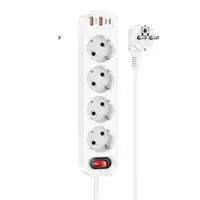 Подовжувач мережевий HOCO Aura 4-bit extension cable socket fast charge NS1 |