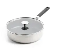 Сотейник со стеклянной крышкой KitchenAid СSS СС005704-001 26 см 3.6 л серебристый