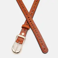 Жіночий ремінь шкіряний Borsa Leather CV1ZK-019c-brown