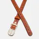 Женский кожаный ремень Borsa Leather CV1ZK-019c-brown