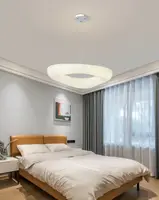 Люстра світлодіодна підвісна LED світильник для квартири на стелю лед 27240 Білий 30-120х52х65 см.